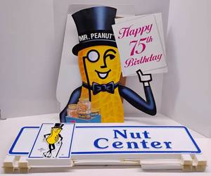 lot 82 image: Planter Peanuts Signage Vintage 1980s Early 1990s