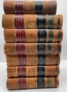 lot 132 image: Antique Leather-bound Law Books Southwestern Reporter and Federal Reporter.