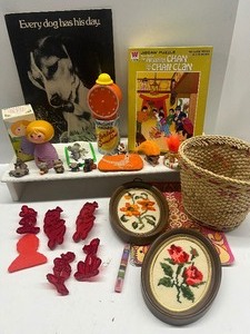 lot 138 image: Lot of Retro Vintage 60-70s Memorabilia Items Trolls, Avon and More