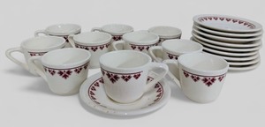 lot 140 image: Childrens Vintage Diner Ware Tea Set
