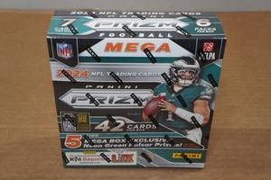 2024 Panini Prizm Mega Box of Football Card Packs - Neon Green Pulsar Prizms