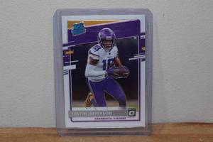 lot 80 image: 2020 Optic Justin Jefferson Rookie Football Card