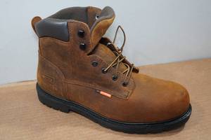 lot 175 image: Red Wing Worx Mens Steel Toe Work Boots - Size 11WW