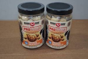 lot 216 image: 2 Boss Dog ProBalls Freeze Dried Raw Treats for Dogs - 6oz