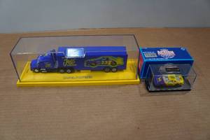 lot 266 image: Smokin Joes Jimmy Spencer 164 Scale Stock Car and TruckTrailer