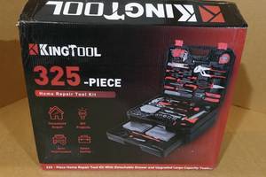 lot 6 image: King Tool 325-Piece Home Repair Tool Kit