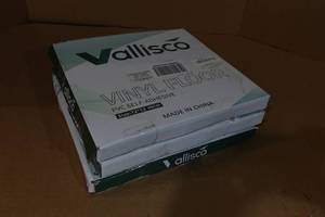 lot 26 image: 3 30-Packs PVC Self-Adhesive 12x12 Vinyl Flooring - Light Brown