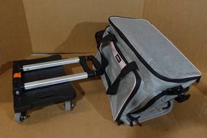 lot 28 image: Rolling Dolly with Tote - 16x9x10