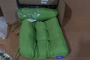 lot 45 image: Set of Two Outdoor Seat Cushions
