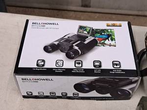 lot 807 image: Bell & Howell Binoculars with HD Camera (in original packaging)