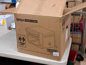 lot 819 image: Ninja Foodi DCT401Q Series Double Oven (in original packaging)