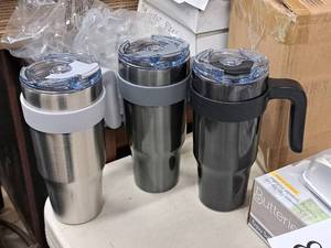 lot 853 image: Lot of (3) Insulated Travel Mugs (in original packaging)