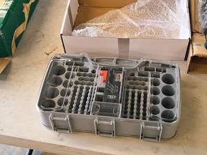 lot 927 image: TBO Battery Tester  Battery Storage Organizer Case BT-168 (in original packaging)