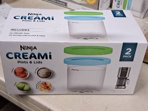 lot 857 image: Ninja Creami Pints & Lids 2-piece (in original packaging)