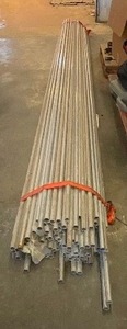 lot 58 image: Thin-Wall Aluminum Tubing  Approx. 100 Pieces