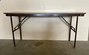 lot 94 image: 2- Wooden Folding Tables