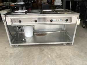 lot 155 image: Commercial Food Warmer with Pans