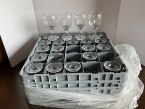 lot 167 image: 25 - Tall Glasses 6 34 high
