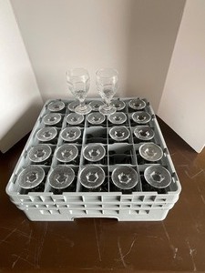 lot 168 image: 25 - Tall Glasses 6 34 high