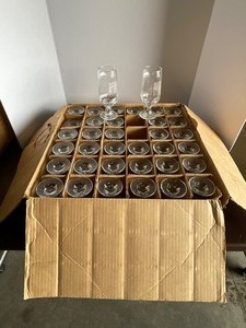 lot 170 image: 36 - Tall Glasses 7 high