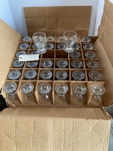 lot 173 image: 36 - Short Glasses  4 12 high