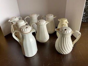 lot 174 image: 8 White insulated coffee pots