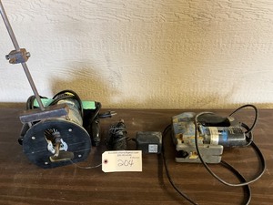 lot 204 image: Power Tool Lot  Black & Decker, Dremel, Stanley