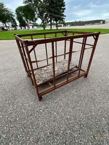 lot 216 image: Steel Crate - 34 34 x 47 x 36 12