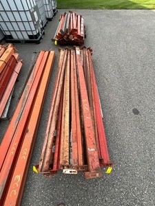 lot 223 image: approx 21 - Heavy-Duty Pallet Rack Beams 8, 8 6, 83