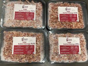 C - Frozen Mild Italian Sausage by Good & Gather 4 LBs
