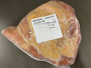 L - Brennan Carving Ham Approx 8 lbs with Natural Juices