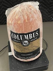 lot 14 image: K - Columbus Craft Meats Mortadella, Approx 6 lbs