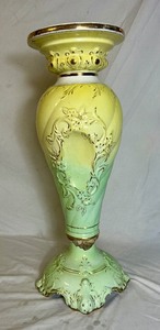 lot 149 image: Antique Ceramic Jardiniere Pedestal