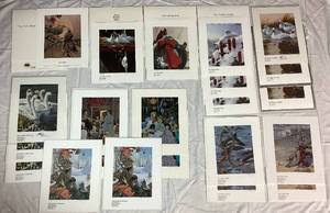 lot 71 image: The Twelve Days of Christmas by Mario Fernandez - Signed and Numbered - Some Multiple Copies - 22 Total Prints