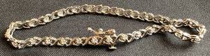 lot 91 image: Diamond and 10K Gold Bracelet 7