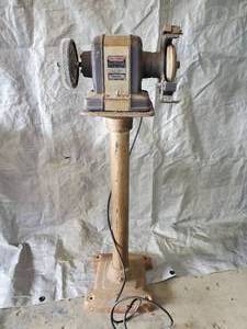 lot 11 image: Craftsman 14 HP Ball bearing split phase Grinder 115Volts