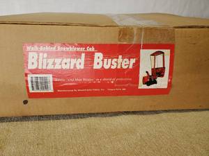 lot 51 image: New in Box Blizzard Buster Walk Behiid Snowblower Cab