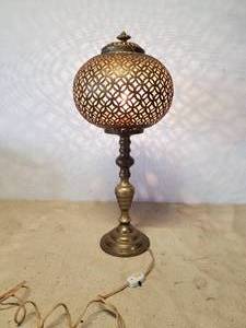 lot 68 image: LOOK AT THIS Vintage Working Metal Lamp  This is Stunning
