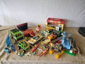 lot 94 image: Vintage Fisher Price Toys and figurines and other Vintage Items