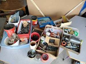 lot 86 image: Lots and Lots of Misc tools, Screws, Nails, Washers, Nuts and More