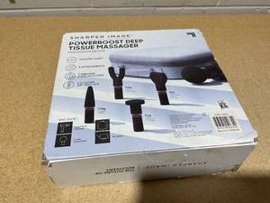 lot 221 image: Sharper Image - Powerboost Deep Tissue Massager