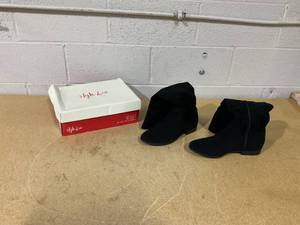 lot 304 image: Style & Co. Womens Kelimae Faux Suede Tall Riding Boots- Size 9M