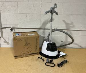 lot 332 image: SALAV GS06-DJA Standing Steamer with Garment Hanger, 1.3L Water Tank for 1 Hour Continuous Steaming, Heats in 45 Seconds