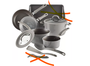 lot 54 image: Rachael Ray Cook  Create 11pc Aluminum Nonstick Cookware Set