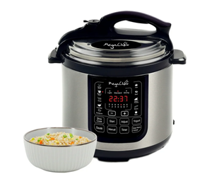 lot 93 image: Megachef 8-Quart Digital Pressure Cooker, 15 x 15