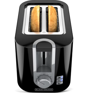 lot 111 image: Black & Decker 2-Slice Wide-Slot High-Lift Toaster