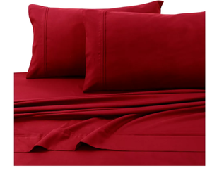 lot 137 image: Luxury Microfiber Solid Deep Pocket Sheet Set 110 GSM - Tribeca Living Queen