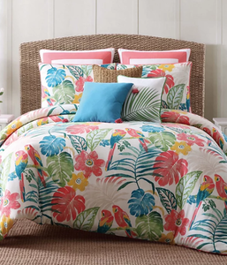 lot 152 image: Oceanfront Resort Coco Paradise Duvet Cover Set, King