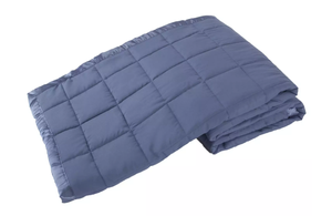 lot 347 image: Grand Collection Down-Alternative Solid Blanket, FullQueen, Blue