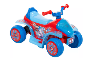 lot 353 image: Huffy Spidey and His Amazing Friends Battery Ride-On Quad - 6V - Age 1.5